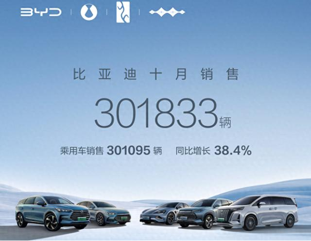 新能源車10月銷量：自主狂奔，多家新勢(shì)力創(chuàng)新高
